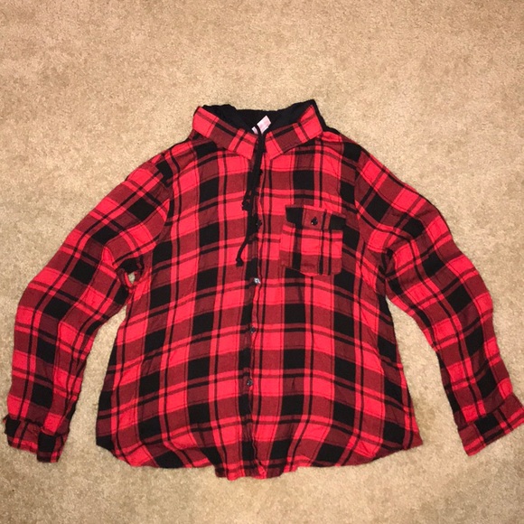 XL NoBoundaries hooded flannel - Picture 1 of 2